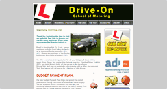 Desktop Screenshot of drive-on.ie